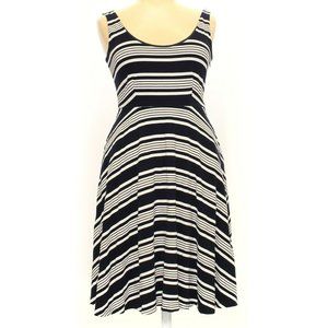 Hutch Black and White Striped Dress